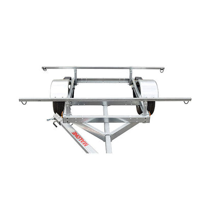Malone Kayak Trailer Package, 600 lb Capacity, Galvanized Steel, LED Lights, 70 MPH Tires - LowMax 2