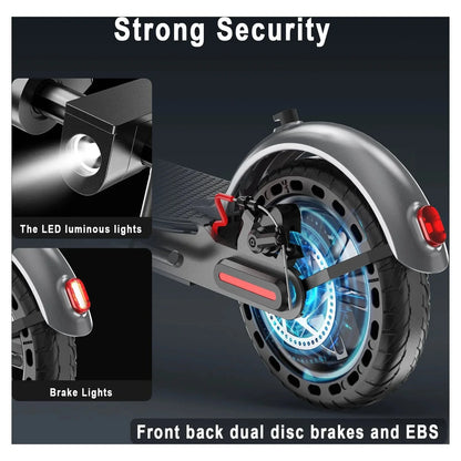 AOVOPRO Foldable Electric Scooter For Adults, 350W, 8.5 inch, 21 Miles Range - ES80