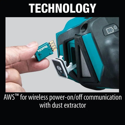 Makita 18V LXT 4-1/2 / 5 in Cut-Off/Angle Grinder With Electric Brake And AWS Bare Tool - XAG17ZU