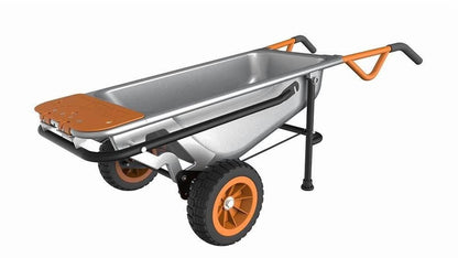 WORX Aerocart 8-In-1 Multifunction Wheelbarrow Dolly Cart Garden Carrier - WG050
