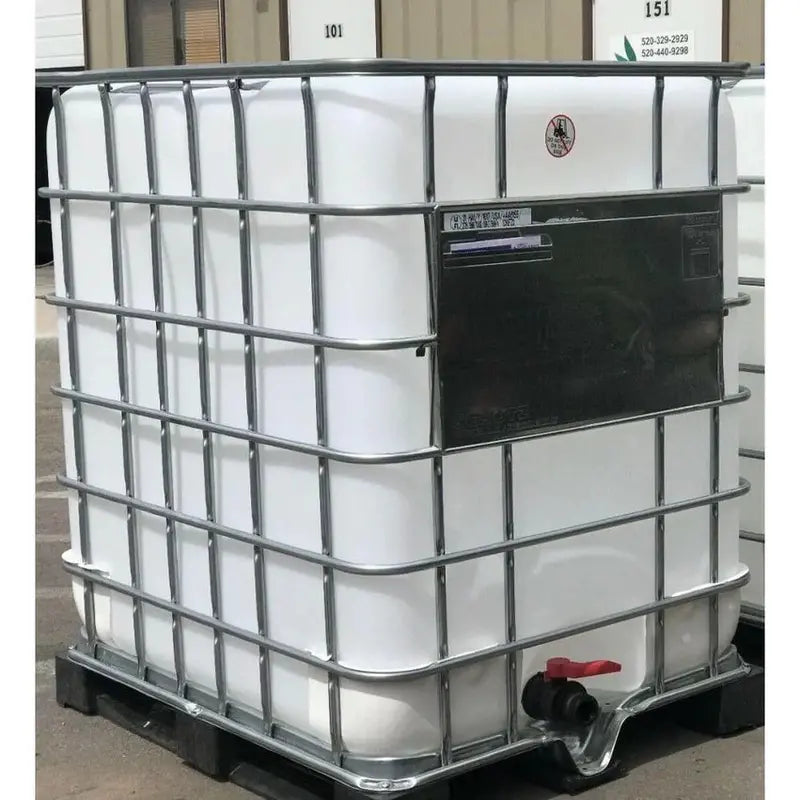Schutz 330-Gallon Food-Grade IBC Tank - Certified For Drinking Water And Rain Harvesting