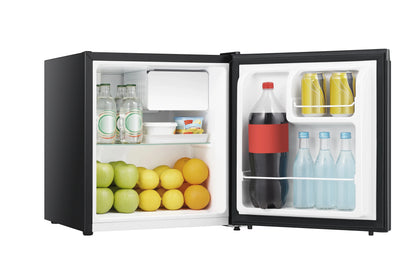 Hisense Single Door Mini Refrigerator, Black, 1.6 Cu Ft - WMS017M6XBE
