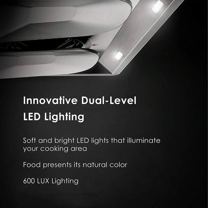 FOTILE Pixie Air Series Slim Line Under-Cabinet Range Hood With WhisPower Motors And Capture-Shield Technology - UQG3002